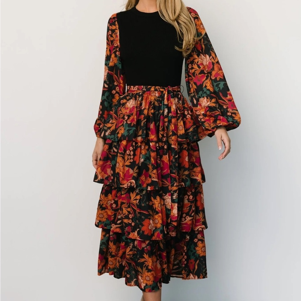 Baltic Born Sylvie Tiered Midi Dress